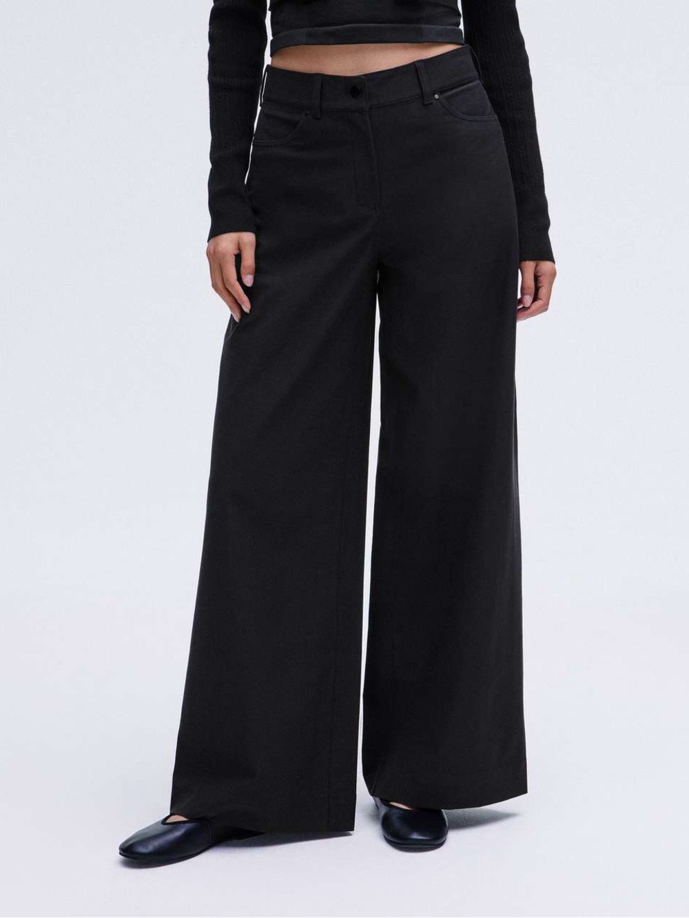Lululemon City Sleek Utilitech X-Wide-Leg Pant*Reg BKPN 28